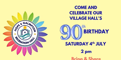 Celebrating 90 Years of Our Village Hall