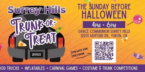 2026 Surrey Hills Neighborhood Trunk or Treat