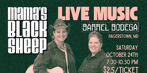 Mama's Black Sheep LIVE at Barrel Bodega
