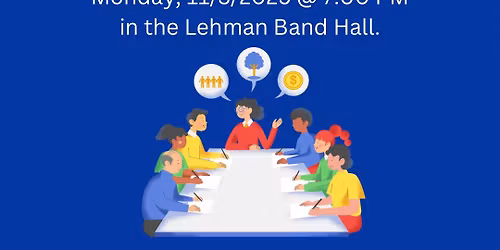 November Band Boosters Meeting