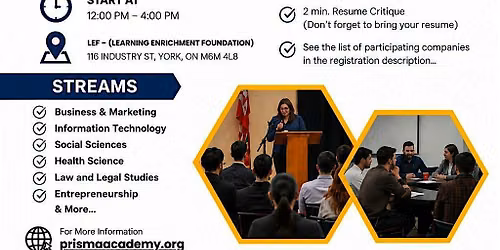 Prisma Youth Career Meetup & Opportunity Expo 2026