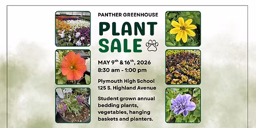 Panther Greenhouse Plant Sale