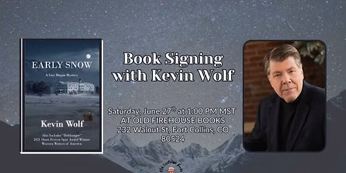 Book Signing with Kevin Wolf
