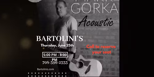 Music on the Patio with Mark Gorka
