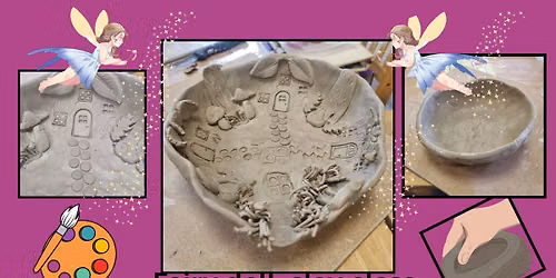 Sat 11th July- Hand building Clay workshop -Fairy Dell bowl
