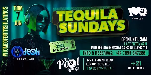 \ud83c\udf35 Tequila Sundays: The Reggaeton Party Taking Over Elephant & Castle
