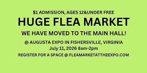 Flea Market at The Expo JULY