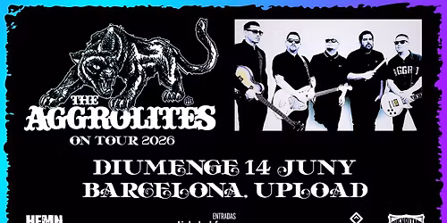 The Aggrolites (14\/06\/2026) Barcelona @ Sala Upload