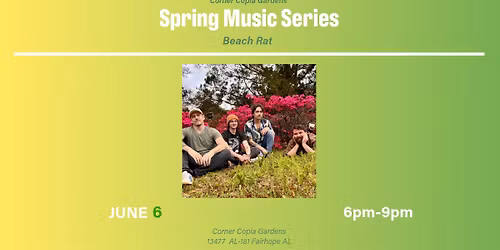 Spring Music Series - Live Music with Beach Rat 