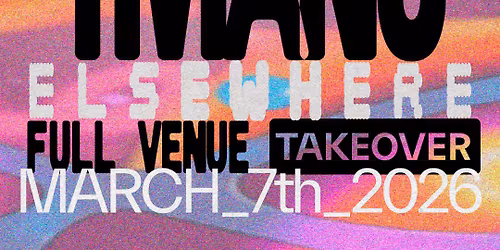 IMANU Takeover at Elsewhere - The Hall