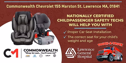 Car Safety Seat Clinic + Touch A Truck Event!
