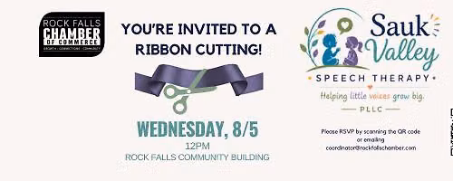Sauk Valley Speech Therapy, PLLC Ribbon Cutting