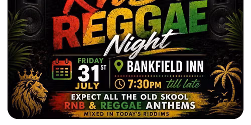 R&B And Reggae NIGHT! 