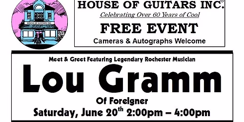 Lou Gramm Instore Event