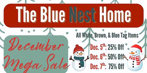 Blue Nest Home December Mega Sale