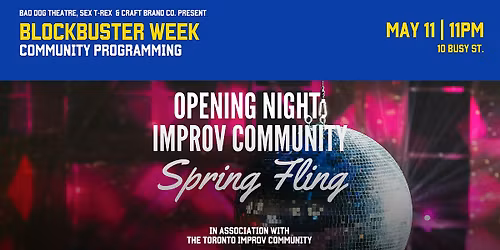 Opening Night Spring Fling | Blockbuster 2026