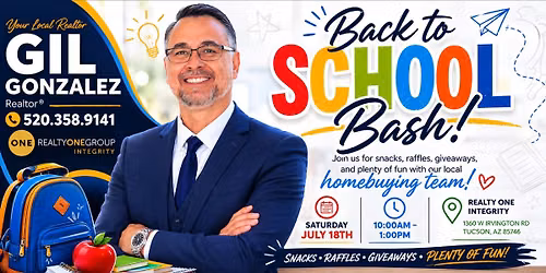 BACK TO SCHOOL BASH! \ud83c\udf92 School Supplies \u2022 Raffles \u2022 Snacks \u2022 Family Fun