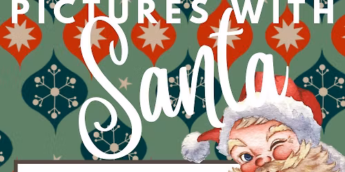 Pictures with Santa Claus at Thyme & Table