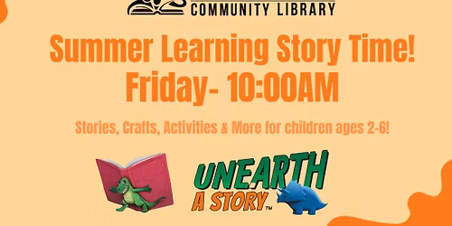 Summer Learning Friday Story Time at SVCL