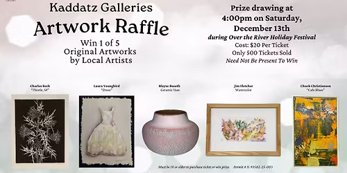 \ud83c\udfa8 Kaddatz Galleries Artwork Raffle Drawing & Celebration