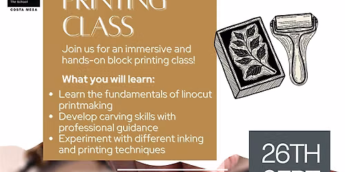 Block Printing Class
