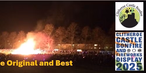 Clitheroe Castle Bonfire and Fireworks Display 2025