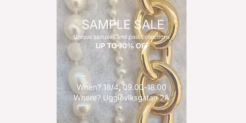 BLUE BILLIE SAMPLE SALE 