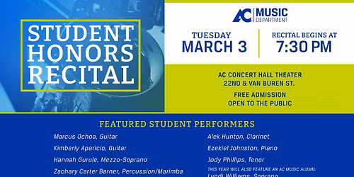 Keep Us Live! Student Honors Recital