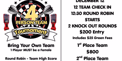 4 Person Team Tournament