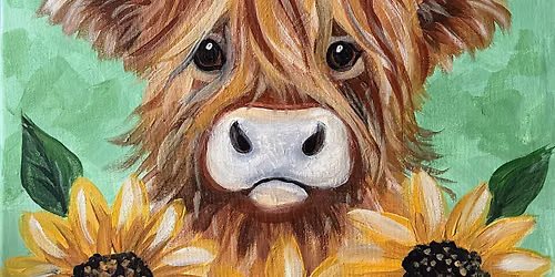 Paint Night- Autumn Highland Cow