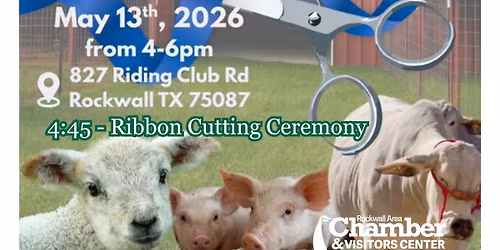 Leadership Rockwall Ribbon Cutting - Agri-Innovation Barn