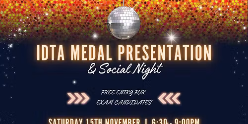 IDTA Medal Presentation