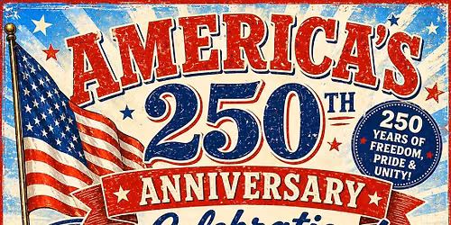 America 250th Anniversary cookout
