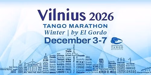 Vilnius Winter tango marathon 2026 by El Gordo
