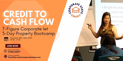 Credit to Cashflow - 3 Day Intensive Property Bootcamp