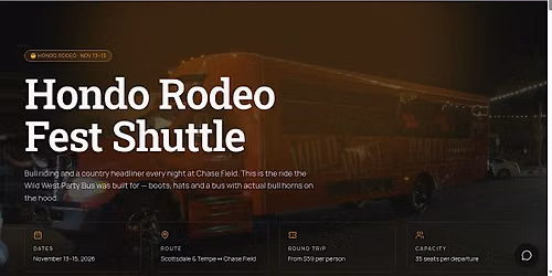 Hondo Rodeo Fest Shuttle