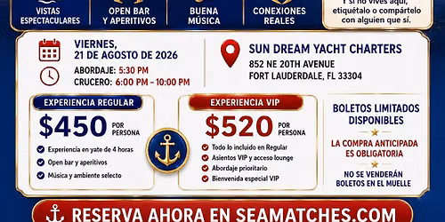 Sea Matches: Una Experiencia Exclusiva para Solteros en el Mar