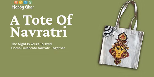 Navratri Tote Bag Painting