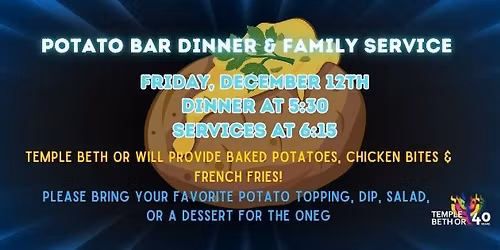 Family Service Potato Bar