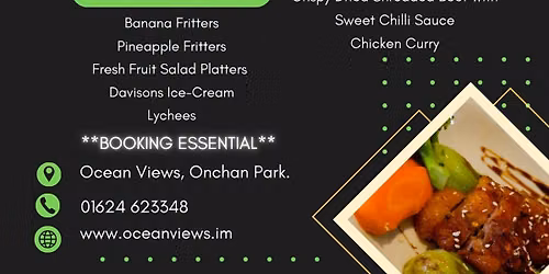 All You Can Eat Oriental\/Asian night - BOOKINGS ONLY