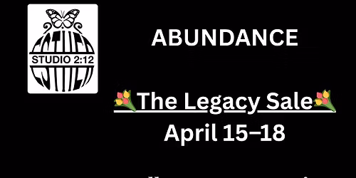 The Legacy Sale | Studio 212 