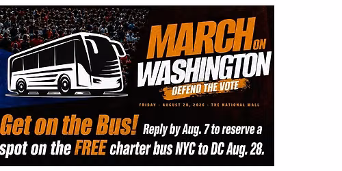 SING OUT! NYC bus to March on Washington 