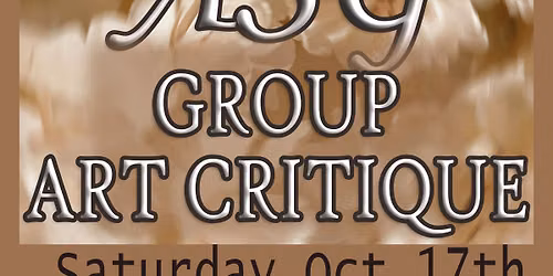 Group Art Critique led by ASG