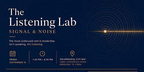 THE LISTENING LAB - Signal & Noise