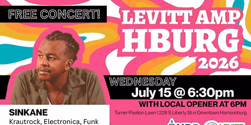 FREE CONCERT Sinkane - Levitt AMP Harrisonburg Music Series