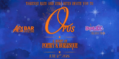 Opus: A Night of Poetry & Burlesque