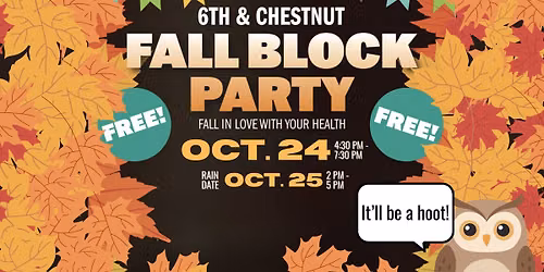 6th and Chestnut Fall Block Party