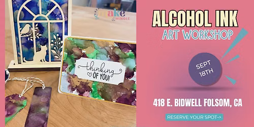 \ud83c\udfa8Alcohol Ink Art Workshop \ud83c\udfa8