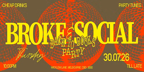 BROKE & SOCIAL - Back to Books
