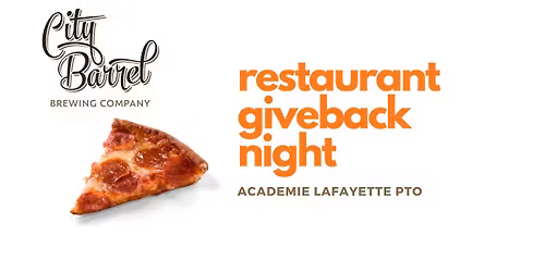  City Barrel Pizza + Patio Restaurant Giveback Night